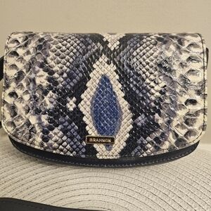 ✨ Brahmin NWT Convertible Snake Embossed Mini Crossbody Belt Bag ✨